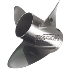 Mercury Tempest Plus 135 - 400hp Outboard - L/H 19 Pitch Stainless Propeller - 48-825861A47